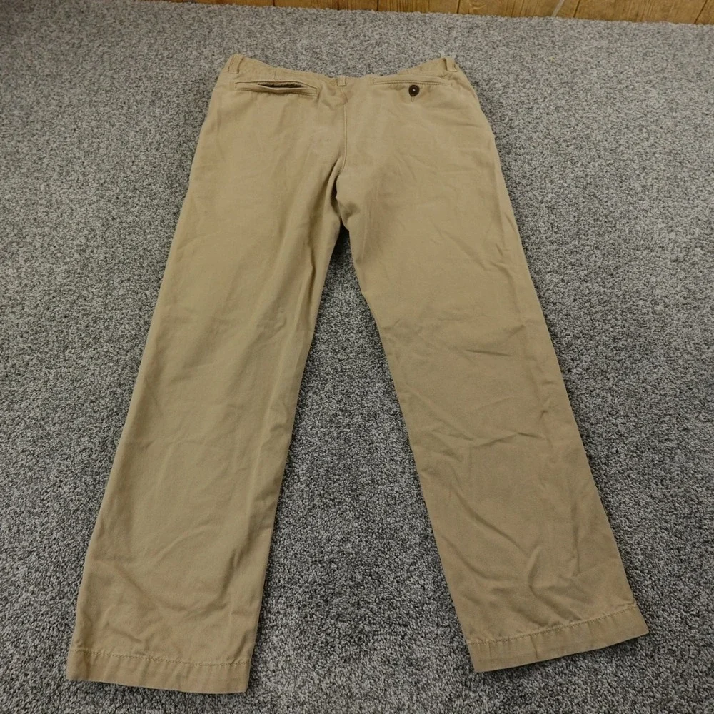 VTG‎ American Eagle Pants Mens 33X32 Beige Brown Tan Chino Relaxed Straight Y2K